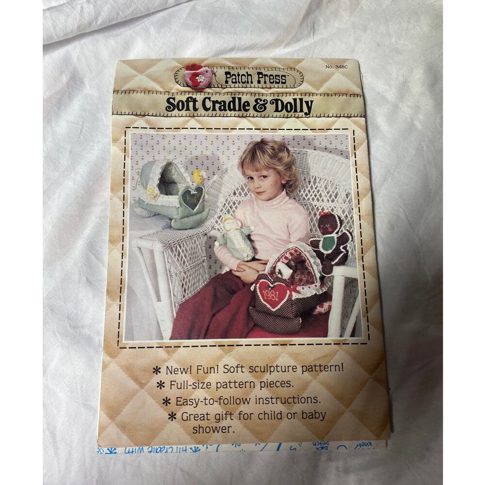 348C Soft Cradle & Dolly Sewing Pattern